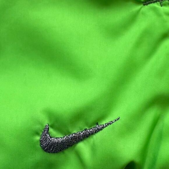 Vintage Y2K Nike Women's Reversible Duck Down Puffer Vest Large Green - Picture 11 of 12